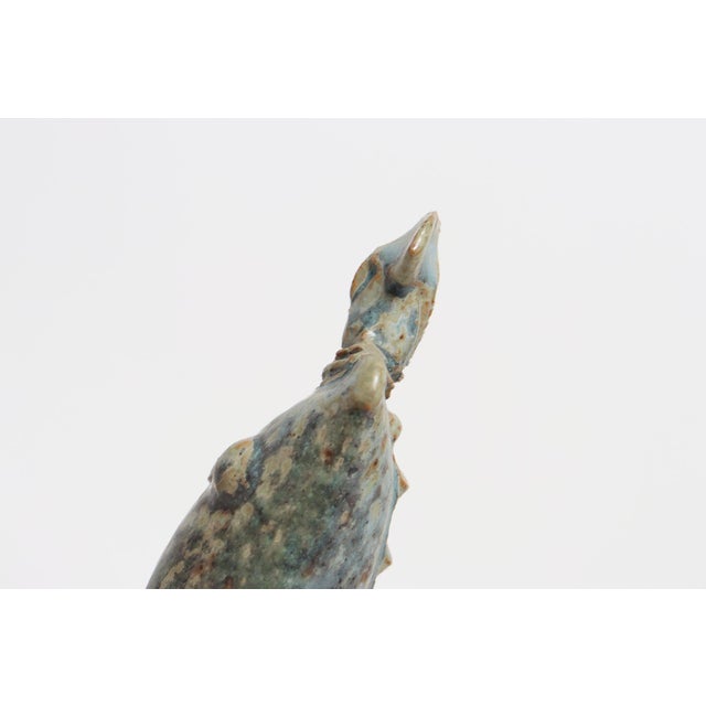 Vintage Etruscan Style Mounted Terracotta Female Idol / Deity Effigy Sculpture For Sale - Image 10 of 18