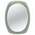 Oval Sage Green Beveled Mirror from Cristal Art, Italy, 1960s For Sale - Image 17 of 17