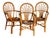 Vintage Rattan Chairs, 1980s, Set of 3 For Sale - Image 4 of 11