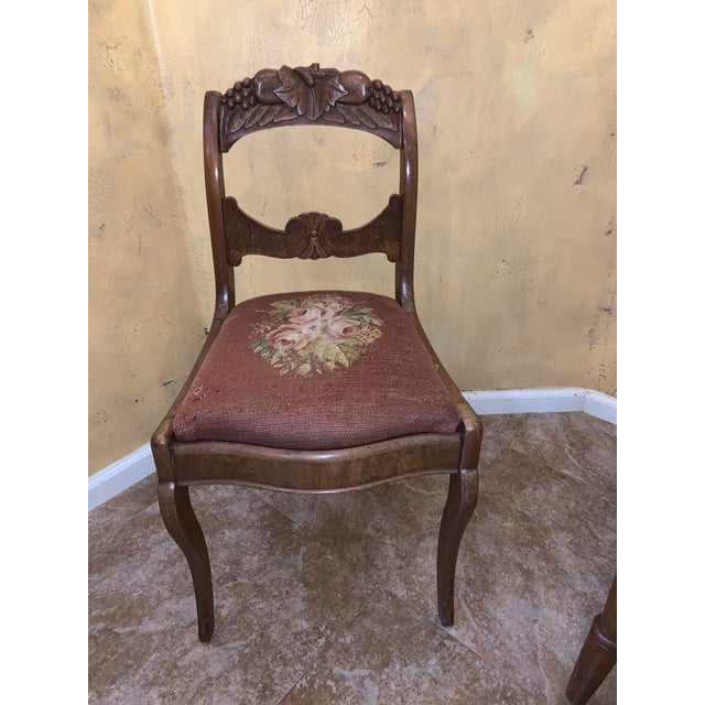 Antique Duncan Phyfe Needlepoint Parlor Chair Chairish