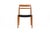 #2088 — Danish Modern / Mid Century Teak Model 145 Dining Chair — Attributed to Alf Aarseth for Gustav Bahus — Black vinyl...