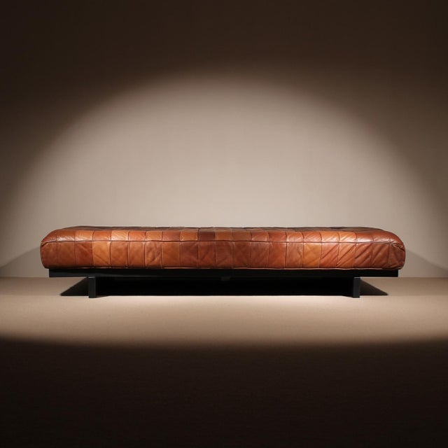1970s DS-80 Daybed in Cognac Patchwork Leather from de Sede, 1970s For Sale - Image 5 of 18