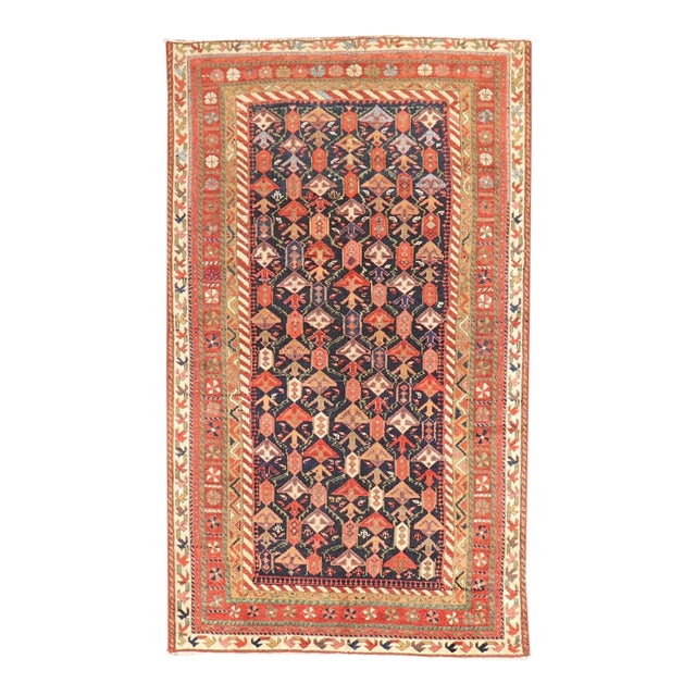 Early 20th Century Persian Accent Rug - 3'9" x 6'3" For Sale