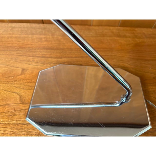 Mid-Century Koch & Lowy Adjustable Chrome Desk Lamp For Sale - Image 12 of 12
