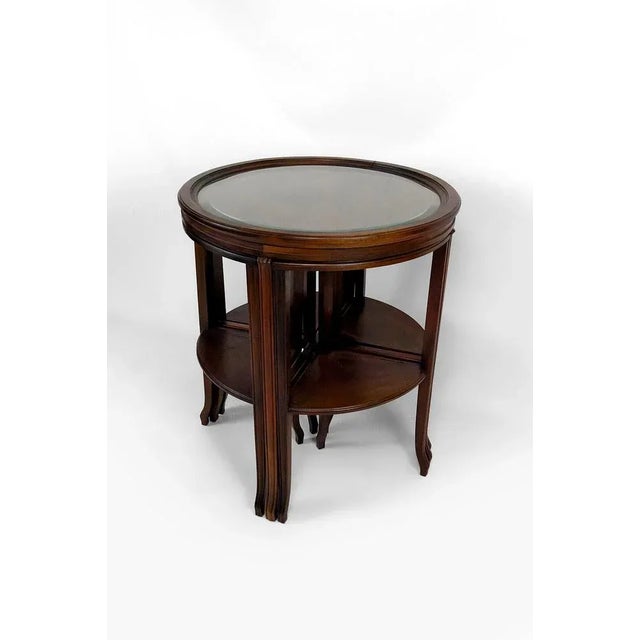 Vintage Art Nouveau Nesting Table by Louis Majorelle For Sale - Image 4 of 12