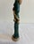 Plastic Vintage Carved Angel Figurine With Gold Feathered Wings and Painted Floral Bouquet For Sale - Image 7 of 12
