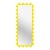 Yellow Oberig 114 Sculptural Statement Full-Length Wall Mirror in Custom Color by Oitoproducts For Sale