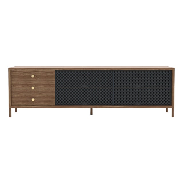 Slate Grey Metal Gabin Sideboard by Harto For Sale