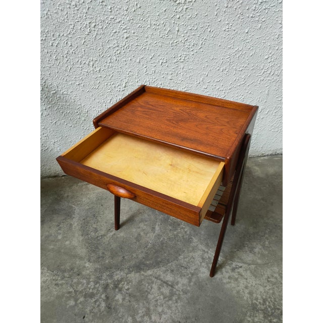 Danish Teak Nightstand by Soren Rasmussen, 1970 For Sale - Image 11 of 15