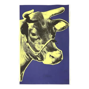 Andy Warhol Cow (Yellow and Blue) 1971 Factory Additions