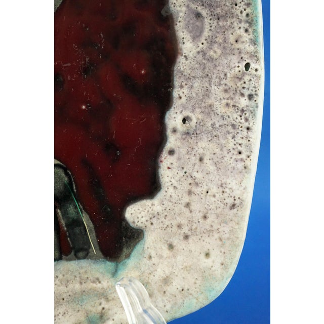 Vintage Sardinian Futurist Ceramic Plate by Melchiorre Melis, 1930s For Sale - Image 14 of 18