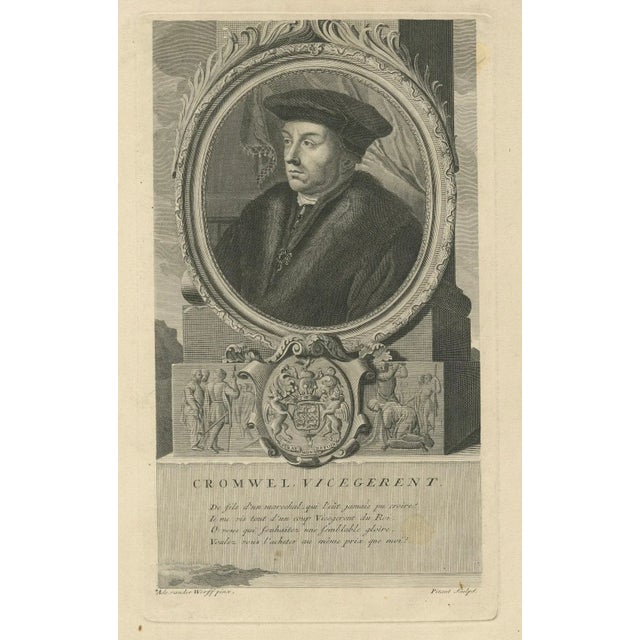 After van der Werff, Thomas Cromwell, English Statesman, 1700, Engraving For Sale - Image 5 of 6