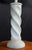 Michael Taylor Style Plaster Spiral Floor Lamp and Table Lamp Set With Shades, 1980s - A Pair For Sale - Image 10 of 13