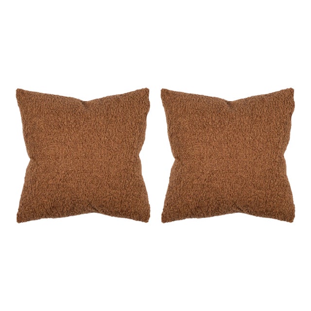 Teddy Saddle 22x22 Pillow, A Pair For Sale