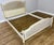 Vintage French King Size Bed Frame with Cane Panel and Carved Headboard For Sale - Image 4 of 12