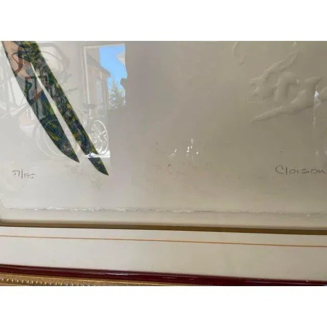 Late 20th Century Large Statememt Framed Parrot Wall Art For Sale In Chicago - Image 6 of 11