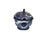 Antique Ridgways Willow Pattern Soup Tureen Covered Bowl Blue White Semi China Made in Staffordshire, England 1891–1910...