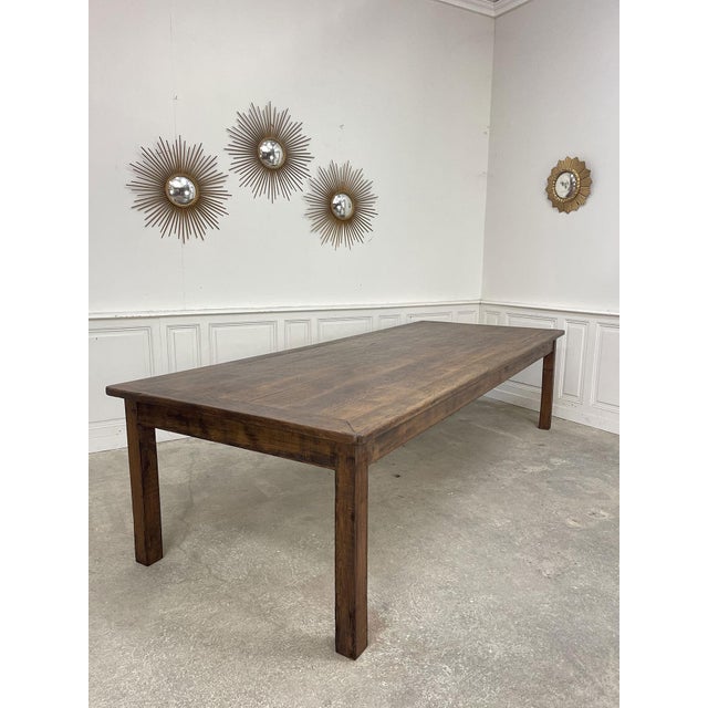 Vintage Monastery-Style Table in Oak, 1930s For Sale - Image 12 of 13