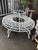 2000 - 2009 Circular White Steel Tree Bench Garden Seat For Sale - Image 5 of 12