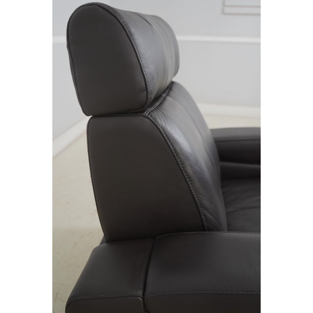 Animal Skin Palliser Lemans Leather Home Theater Power Recliner For Sale - Image 7 of 18