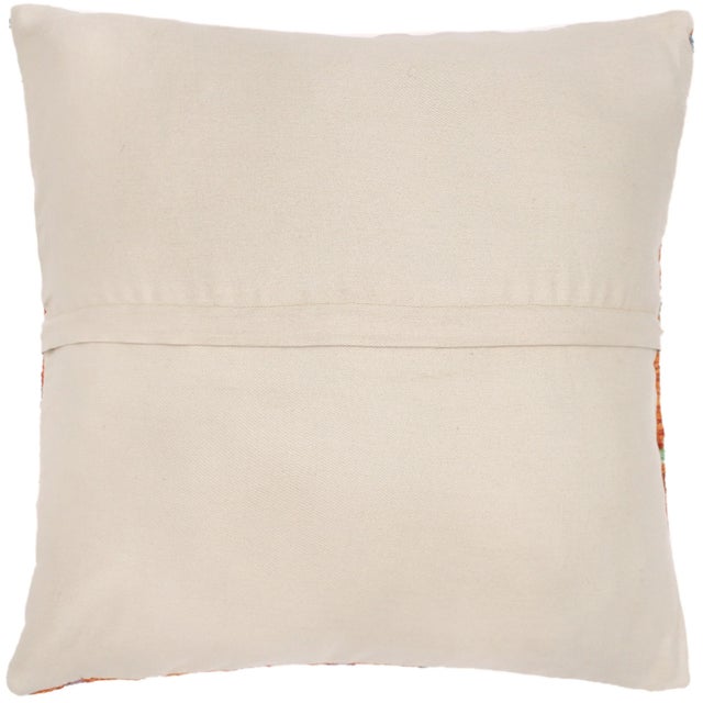 2000 - 2009 Boho Chic Turkish Siu Hand Woven Kilim Throw Pillow For Sale - Image 5 of 5