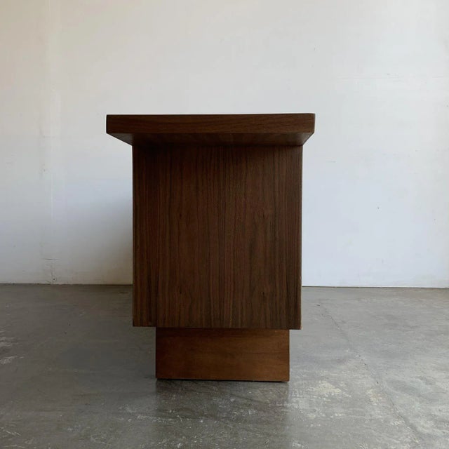 Brown Made to Order Mid Century Style Cane Credenza For Sale - Image 8 of 12