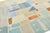 Modernist Color-Block Handcrafted Wool Area Rug With Abstract Painterly Grid For Sale - Image 4 of 12