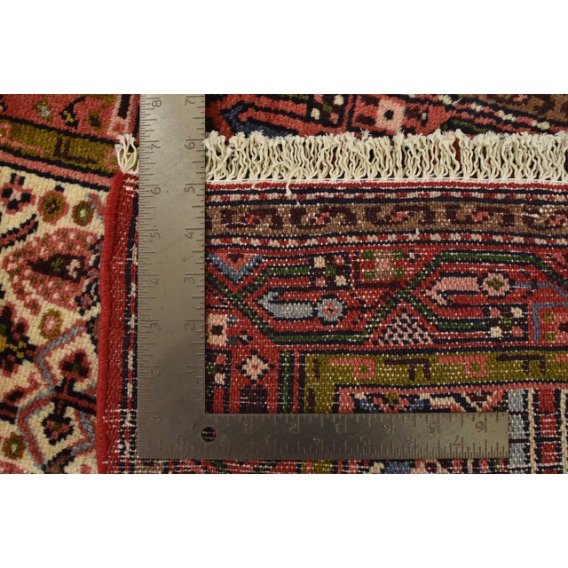 Hamedan Rug 2’8” X 4’1” Ivory Wool Vintage Tribal Hand-Knotted Carpet For Sale - Image 10 of 10