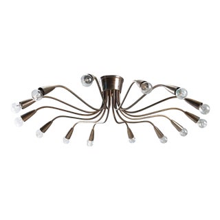 14-Light Chandelier, 1950s For Sale