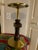 Mid 20th Century Hollywood Regency Brass and Turned Wood Smoking Stand Ashtray For Sale - Image 9 of 11