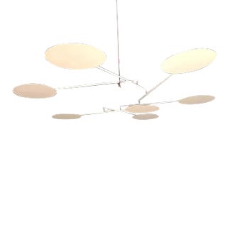 Contemporary Abstract Aluminum Sheet, Metal Wire and Acrylic Sculpture "White Serenity" by Amaury Maillet For Sale