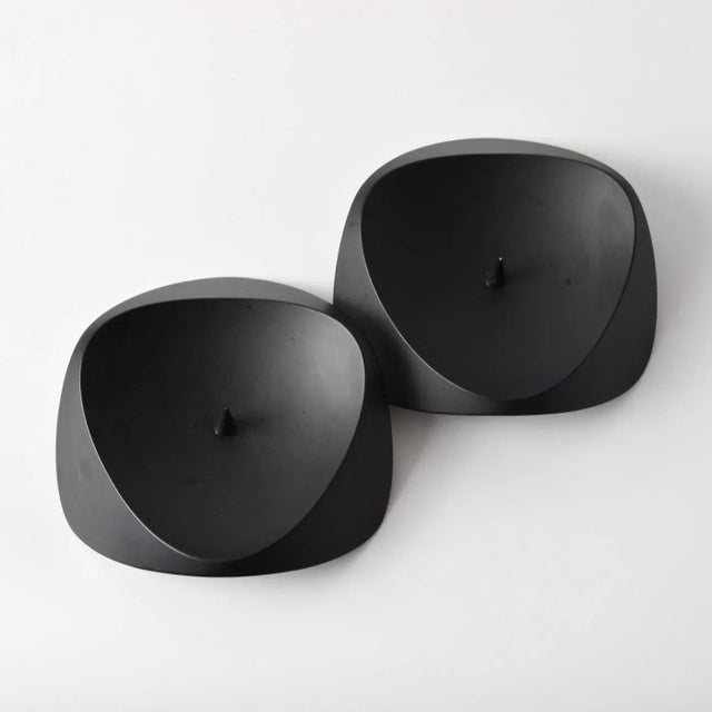Modern Papilio Candleholders by Klaus Rath for Stelton, 2000s, Set of 2 For Sale - Image 4 of 8