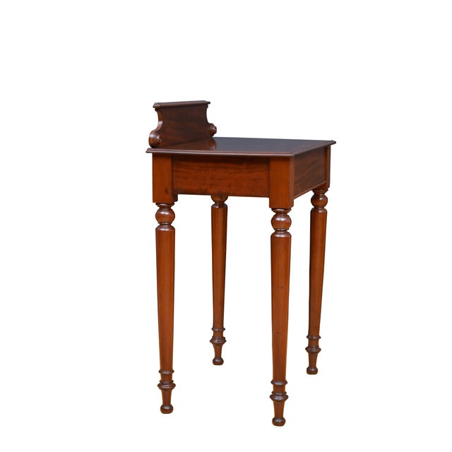 Figured Mahogany Console Table from Druce and Co., 1840 For Sale - Image 12 of 17