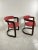Set of 2 Mid-centry curved wooden chairs attributed to Achille and Piergiacomo Castiglioni, Italian 60s Design Ingredient...