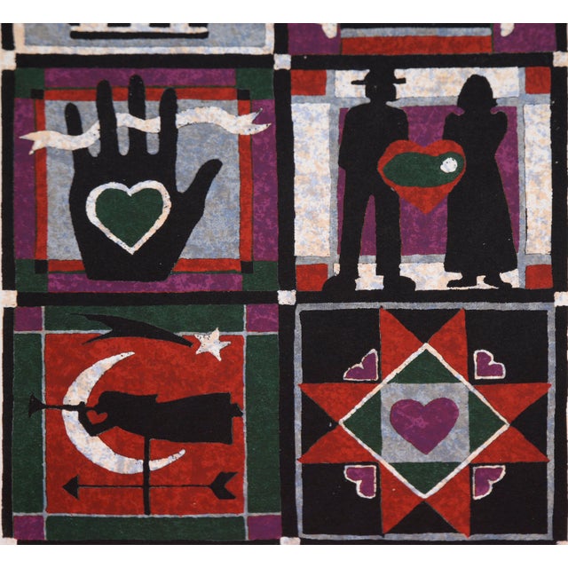 1980s "Die Segen" (Sins/Blessing) - 1986 Lithograph by Deborah Rumer For Sale - Image 5 of 6