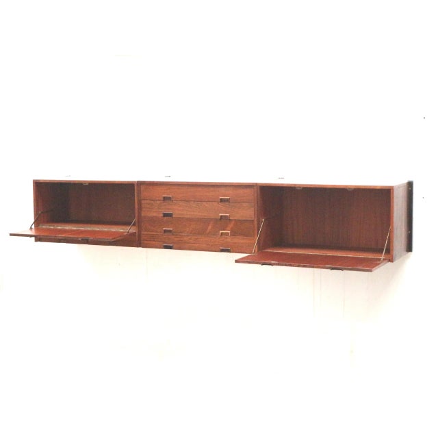 Large Vintage Wall Sideboard System, 1960s For Sale - Image 9 of 13
