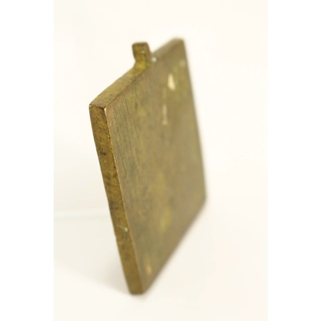 18-19th Century Russian Old Believers Icon Saints Kyrikos & Julitta Brass & Enamel For Sale In Houston - Image 6 of 11