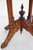 Antique American Victorian Eastlake Marble Top Parlor Table | Carved Walnut Side Table on Casters | C. 1880–1900 For Sale In Naples, FL - Image 6 of 15