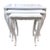 Vintage French Provincial Carved Nesting Tables – Set of 3 For Sale