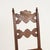 Antique wooden chair, threaded height: 112 width: 42 depth: 32 seat height: 51 additional information style: antique...