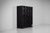 1970s Graphic Bar Cabinet in Black from Maison Aurora, Belgium, 1975 For Sale - Image 5 of 18