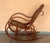 Mid-Century Modern Pair of Bentwood Rocking Chairs With Cane Seat and Back For Sale - Image 3 of 9
