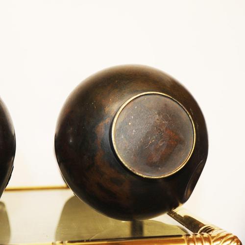 Japanese Meiji-Era Bronze Crane Vase, 1900 For Sale - Image 5 of 11