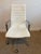 Soho II White Leather Office Chair For Sale - Image 4 of 4