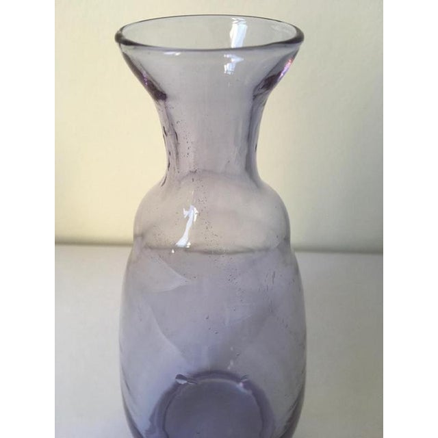 Postmodern Purple Murano Glass Bottle, Italy, 1960s For Sale - Image 13 of 18