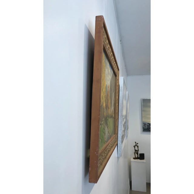 1970s Ernest Albert Christen, Début d'automne, 1972, Oil on Canvas, Framed For Sale - Image 5 of 7