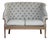 Vintage Deconstructed 19th C. English Wing Settee, Restoration Hardware For Sale
