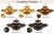 Brass Handmade Brass Lotus Ceiling Light, Floral Scalloped Fixture, Antique Finish For Sale - Image 8 of 10