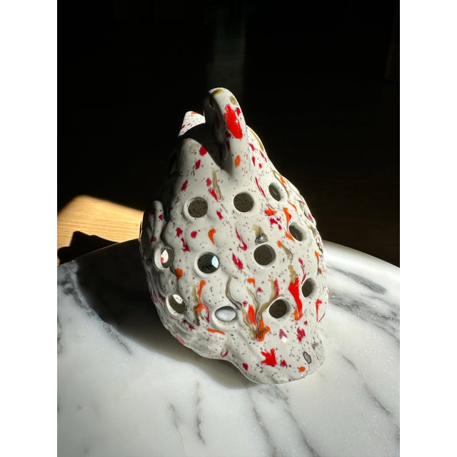 Vintage Splatterware Rooster Chicken Decor For Sale - Image 10 of 12