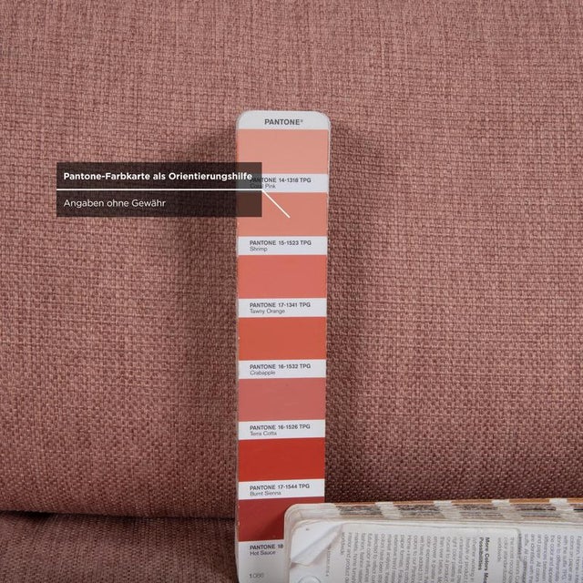 Textile Sepia Fabric Three-Seater Rosé Pink Sofa from Bolia For Sale - Image 7 of 12